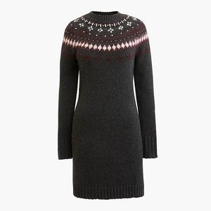 J. Crew Dresses - J crew fair isle sweater dress J. Crew Dresses - J crew fair isle sweater dress